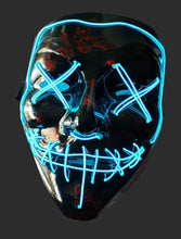 Load image into Gallery viewer, Halloween LED Glow Masks Horror Rave