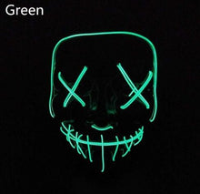 Load image into Gallery viewer, Halloween LED Glow Masks Horror Rave