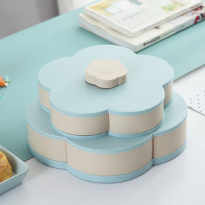 Petal-Shape Rotating Snack Box Candy