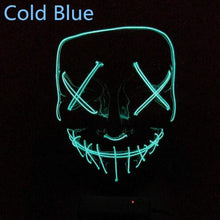 Load image into Gallery viewer, Halloween LED Glow Masks Horror Rave