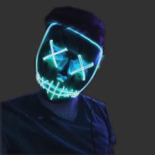 Load image into Gallery viewer, Halloween LED Glow Masks Horror Rave