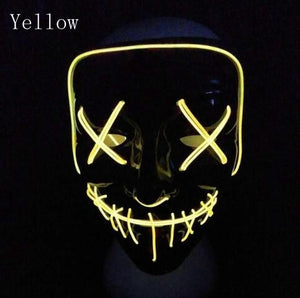 Halloween LED Glow Masks Horror Rave