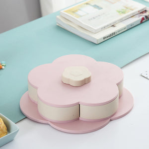 Petal-Shape Rotating Snack Box Candy