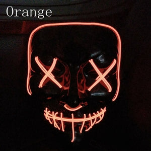 Halloween LED Glow Masks Horror Rave